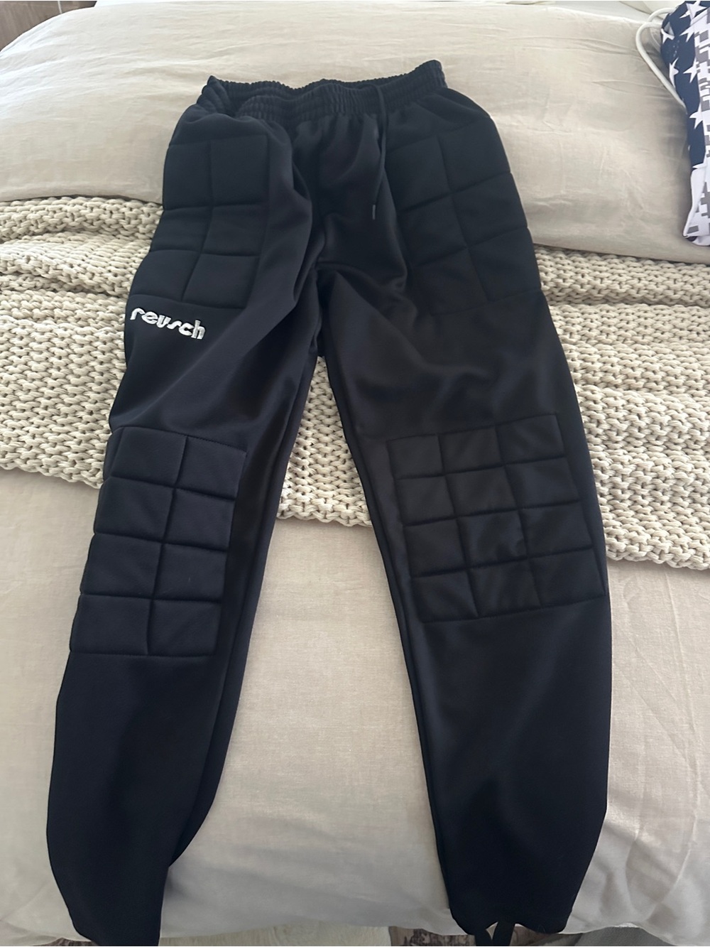 Reusch Black Padded Goalkeeper Pants